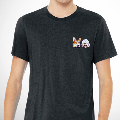 Pet Embroidered T-Shirt (Man)