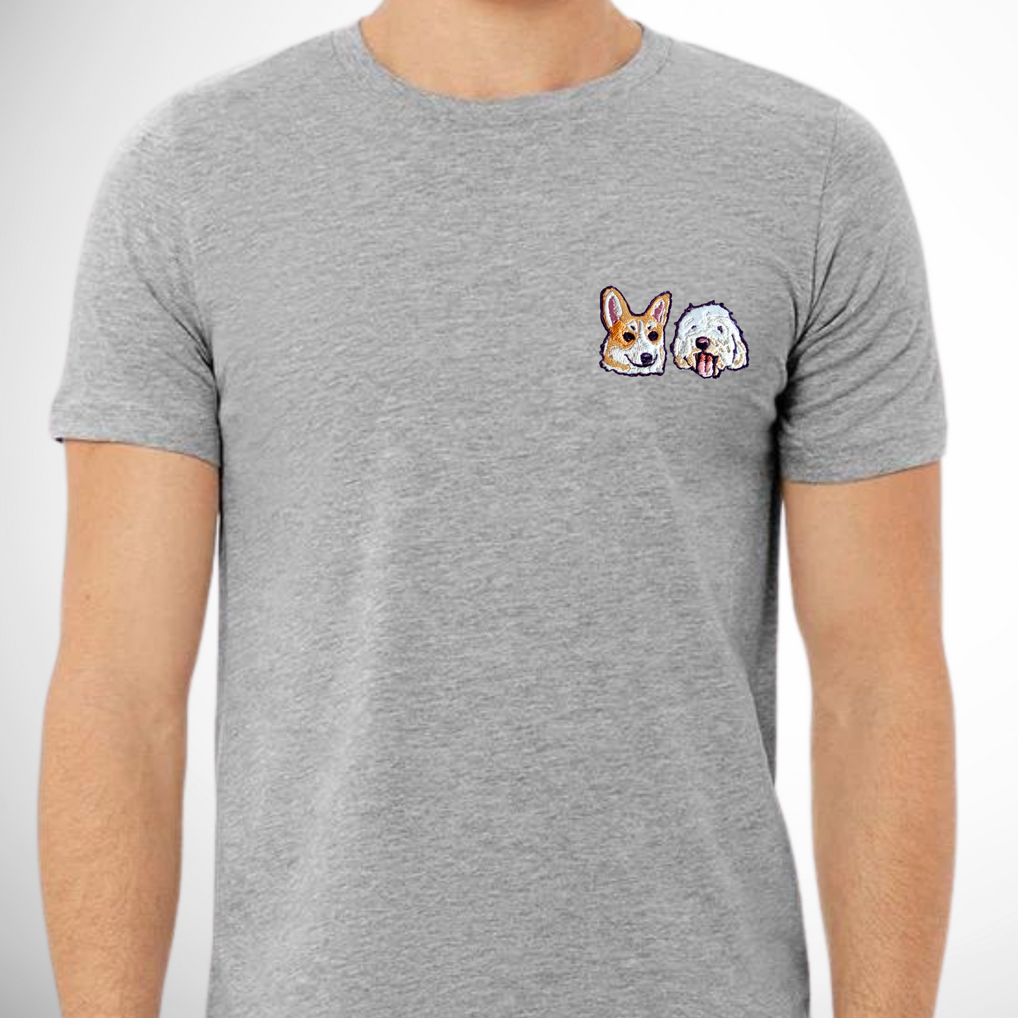 Pet Embroidered T-Shirt (Man)